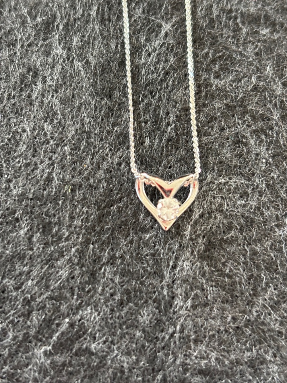 Avon Sterling Heart Necklace